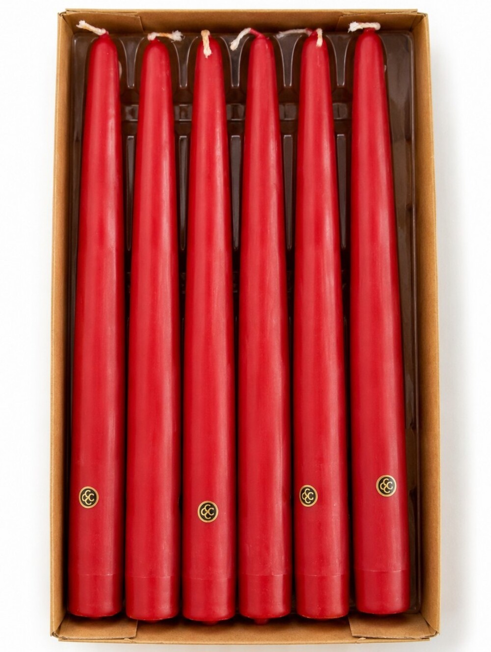 PartyLite Pack Of 6 Red Candles